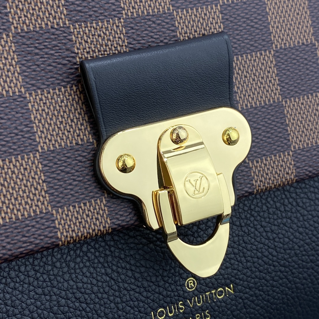 Louis Vuitton VAVIN PM Handbag Damier Ebene N40108 Black